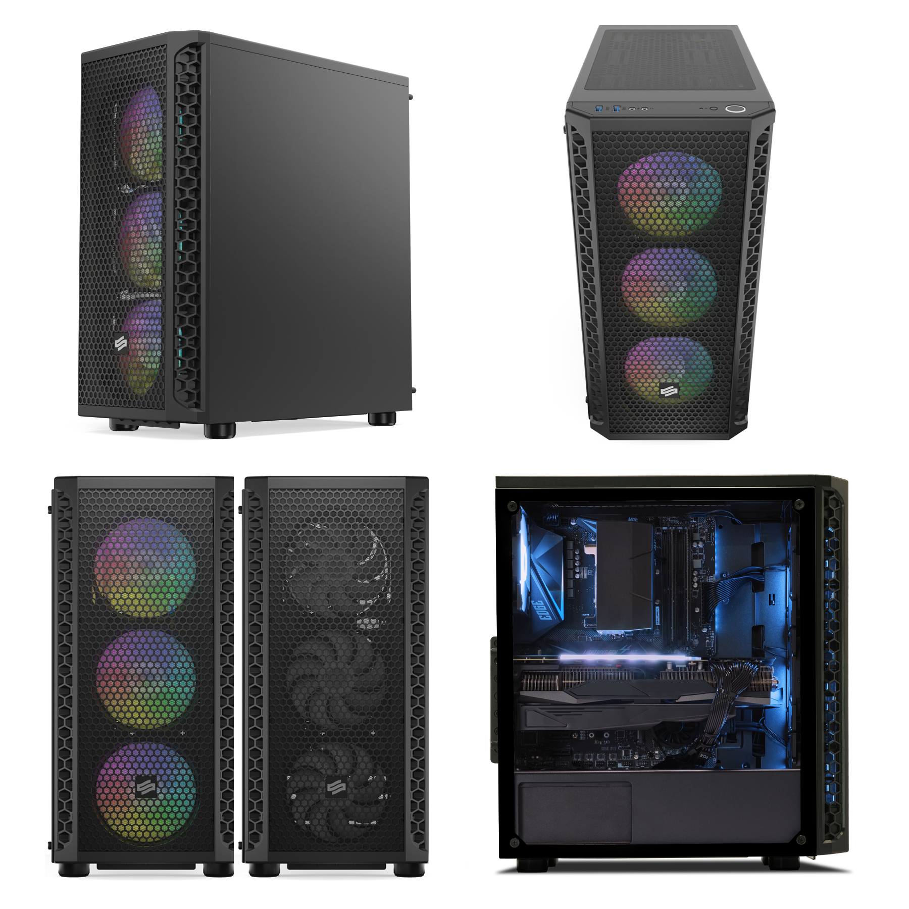 Gaming PC, AMD Ryzen 5 5500, Geforce RTX3050 Gaming PC, AMD Ryzen 5 5500, Geforce RTX3050