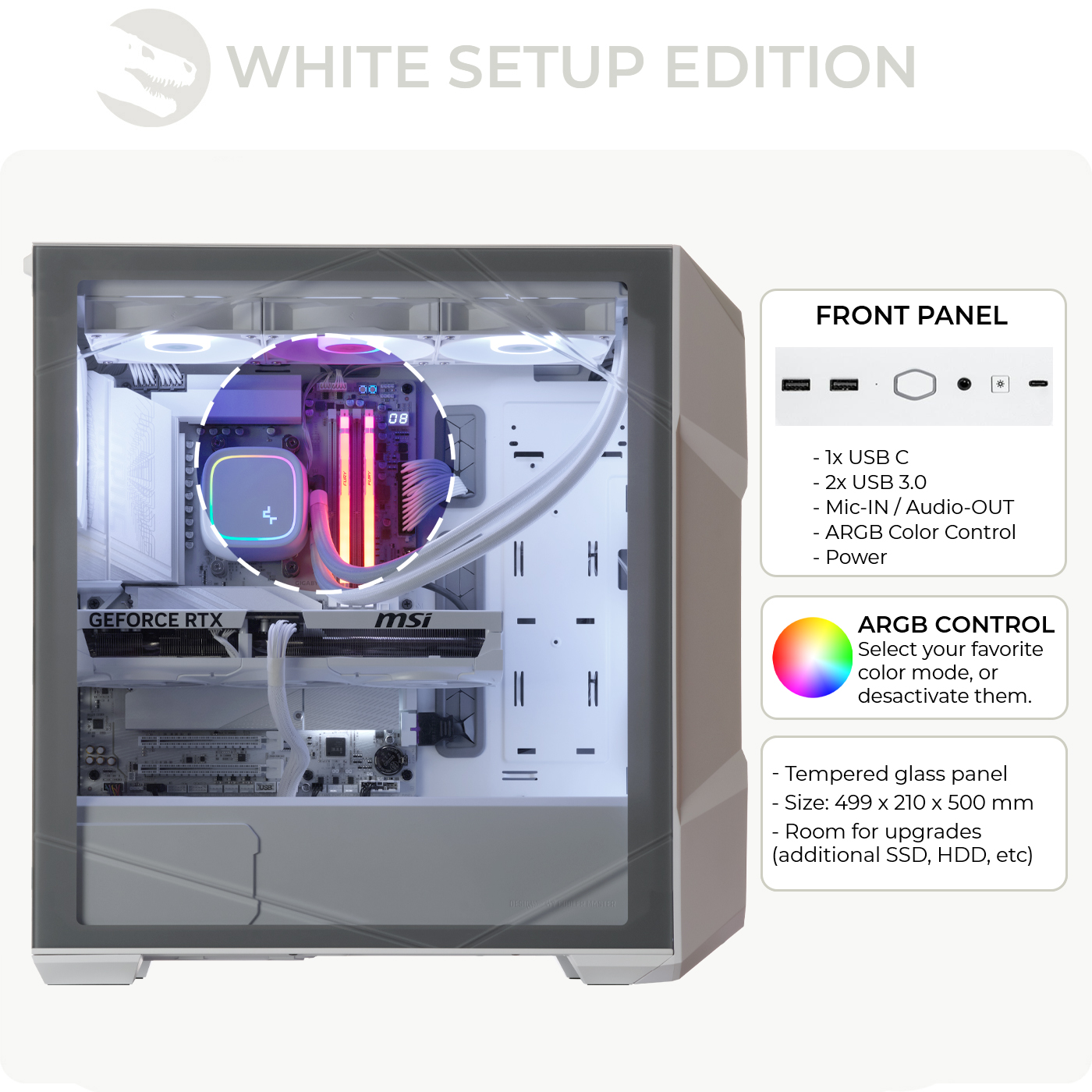 PC Gaming, AMD Ryzen 9 9900X, Geforce RTX5070