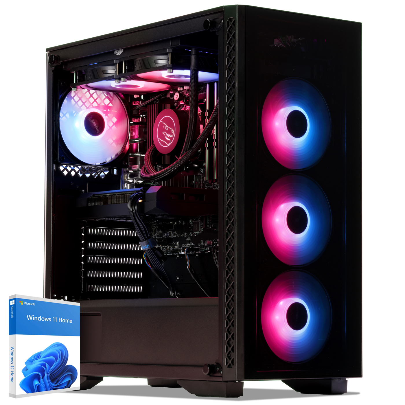 Gaming PC, Intel i5-14400F, Radeon RX 7800XT Gaming PC, Intel i5-14400F, Radeon RX 7800XT